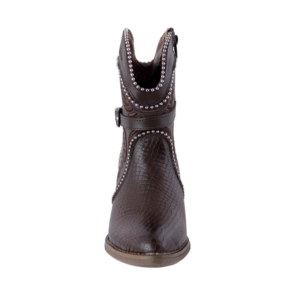 Bota Vaquera Mujer 96150 Davina Piel Café
