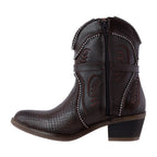 Bota Vaquera Mujer 96150 Davina Piel Café