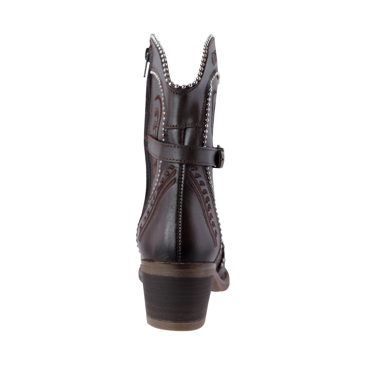 Bota Vaquera Mujer 96150 Davina Piel Café