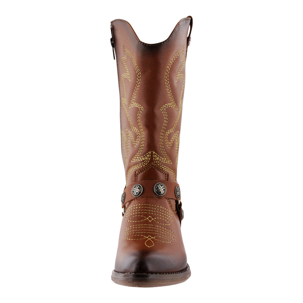 Bota Vaquera de Mujer 96390 Piel Davina Maple