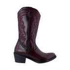 Bota Vaquera Mujer 96393 Davina Piel Vino