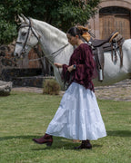 Bota Vaquera Mujer 96393 Davina Piel Vino