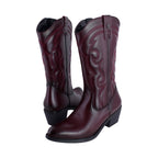 Bota Vaquera Mujer 96393 Davina Piel Vino