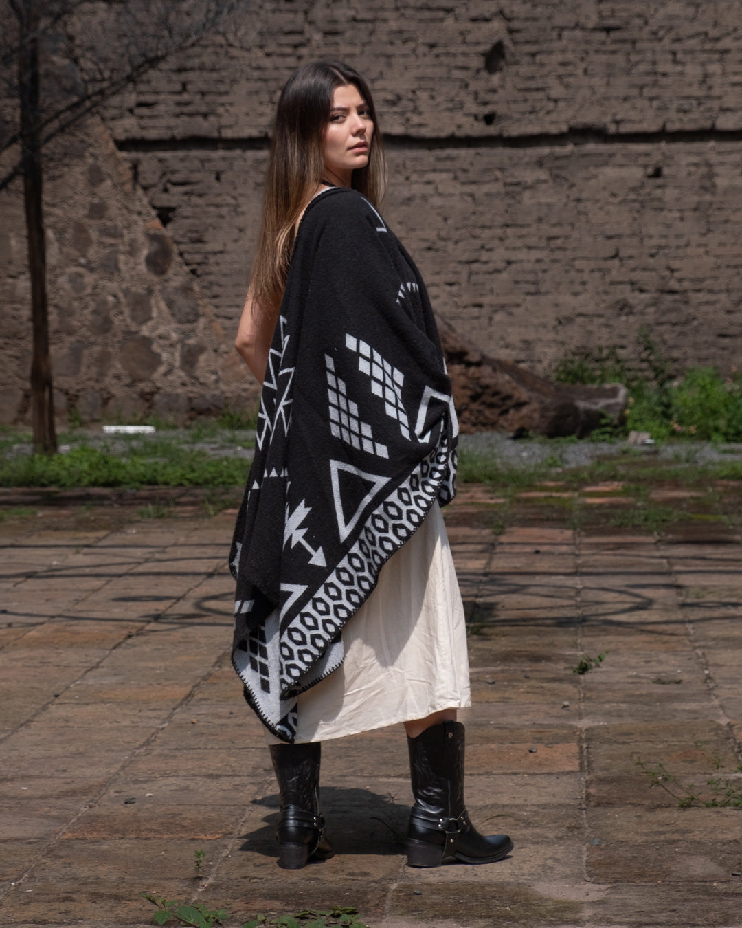 Bota Vaquera Mujer 96394 Davina Negra