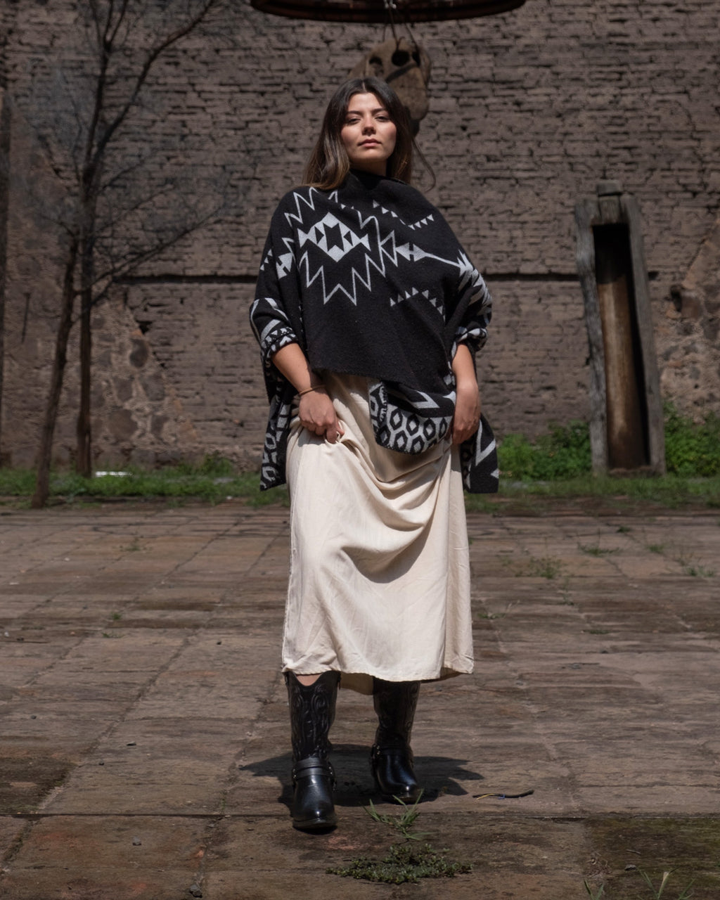 Bota Vaquera Mujer 96394 Davina Negra