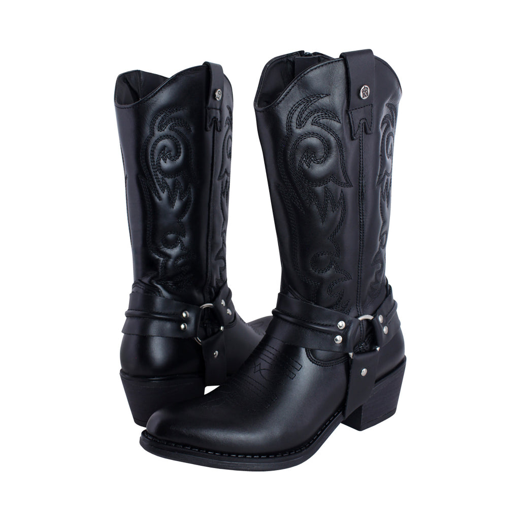 Bota Vaquera Mujer 96394 Davina Negra