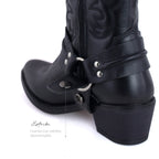 Bota Vaquera Mujer 96394 Davina Negra