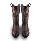 Bota Vaquera Mediana Mujer 96397 Davina Piel Brandy