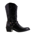Bota Vaquera de Mujer 96401 Davina Piel Negro