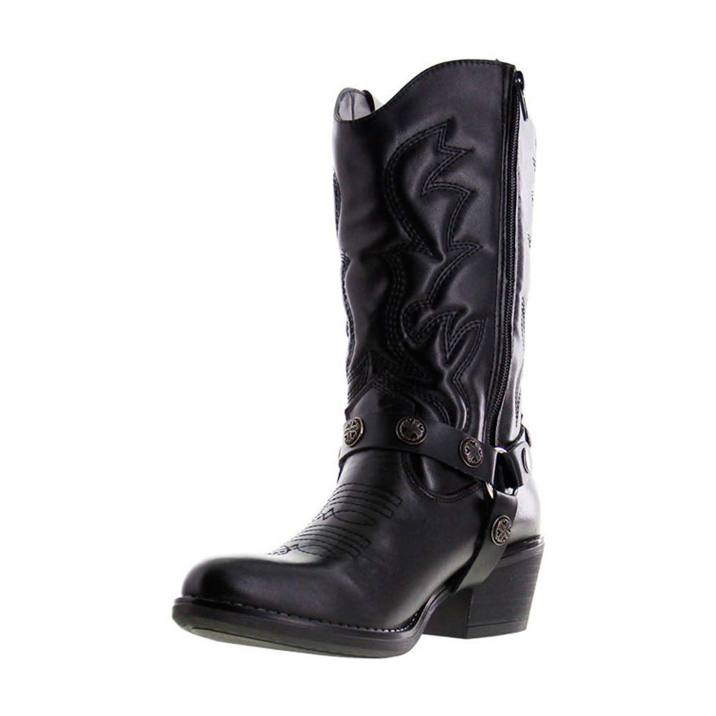 Bota Vaquera de Mujer 96401 Davina Piel Negro