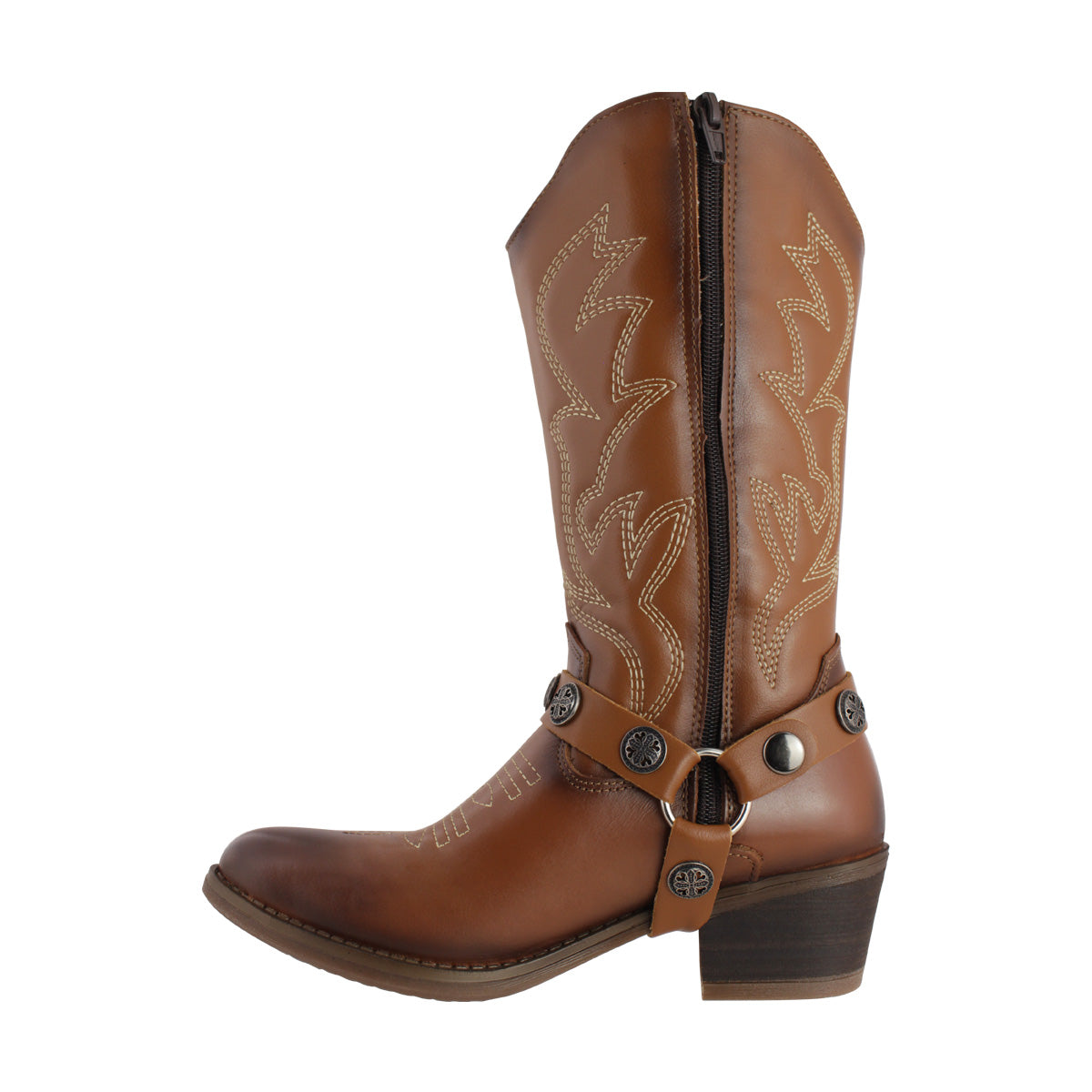 Bota Vaquera Mujer 96401 Piel Atanado Maple
