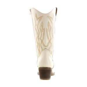 Bota Vaquera 96405 Davina Piel Marfil