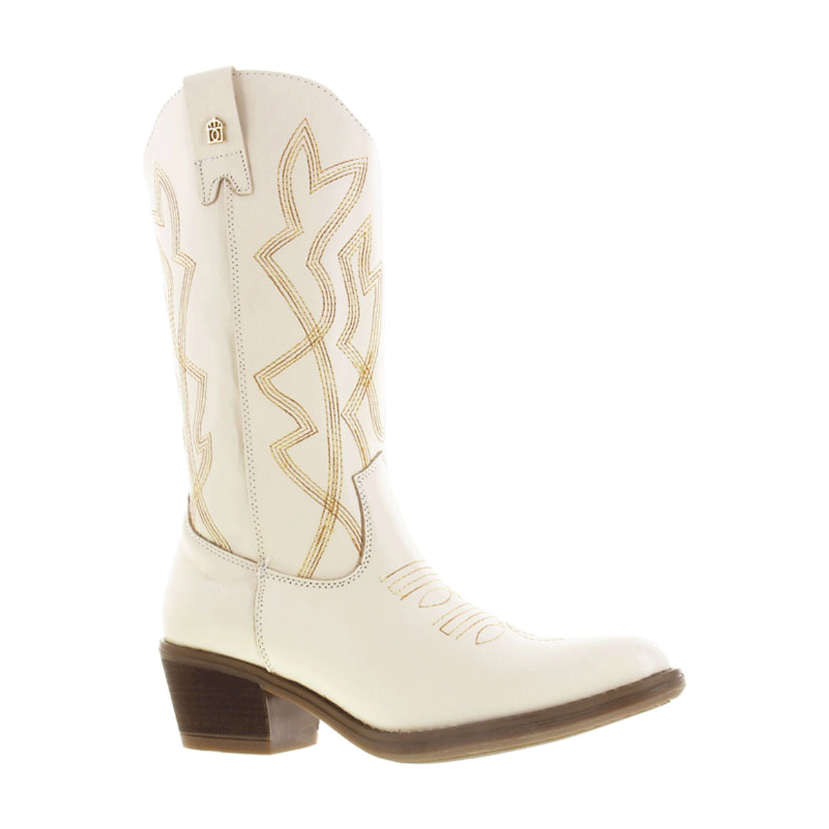 Bota Vaquera 96405 Davina Piel Marfil