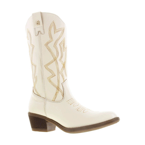 Bota Vaquera 96405 Davina Piel Marfil