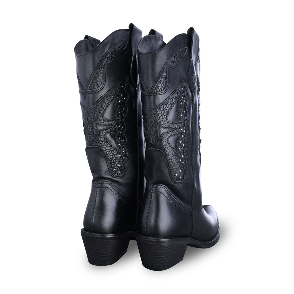 Bota Vaquera Mujer 96450 Negro