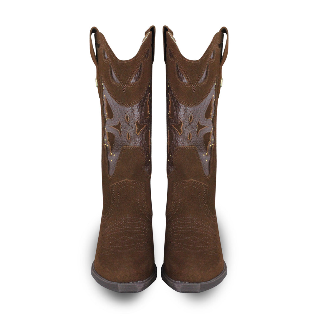 Bota Vaquera Mujer 96450 Avellana