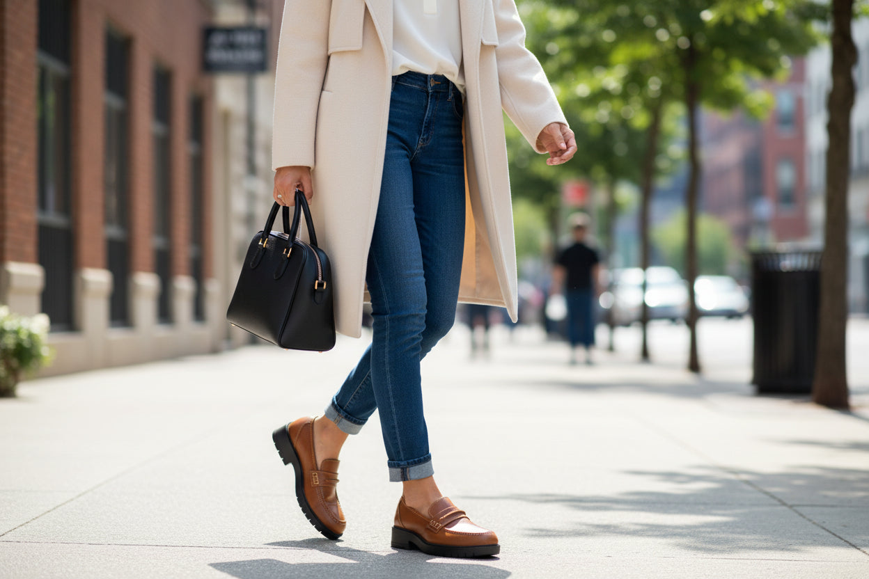Mocasín de Mujer 9650 Davina Piel Maple
