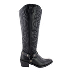 Bota Alta Vaquera 96501 Davina Piel Negra