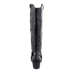 Bota Alta Vaquera 96501 Davina Piel Negra