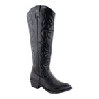 Bota Alta Vaquera 96501 Davina Piel Negra