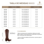 Bota Alta Vaquera 96503 Piel Davina Shedrón