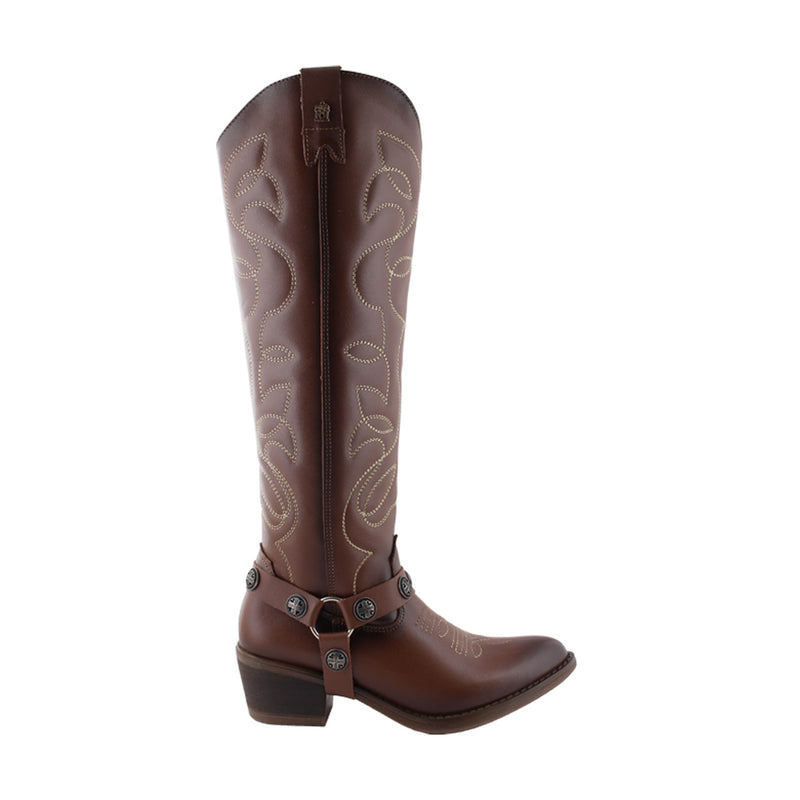 Bota Alta Vaquera 96503 Piel Davina Shedrón