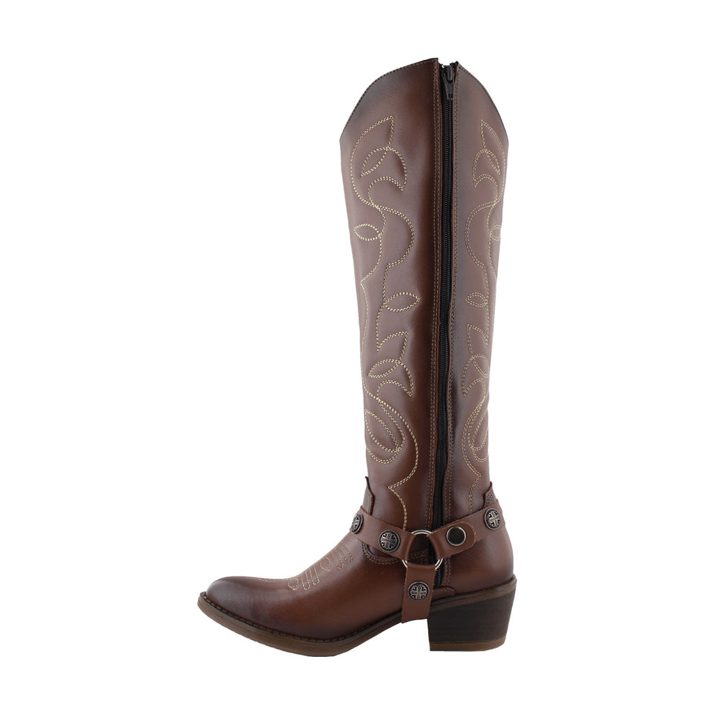 Bota Alta Vaquera 96503 Piel Davina Shedrón