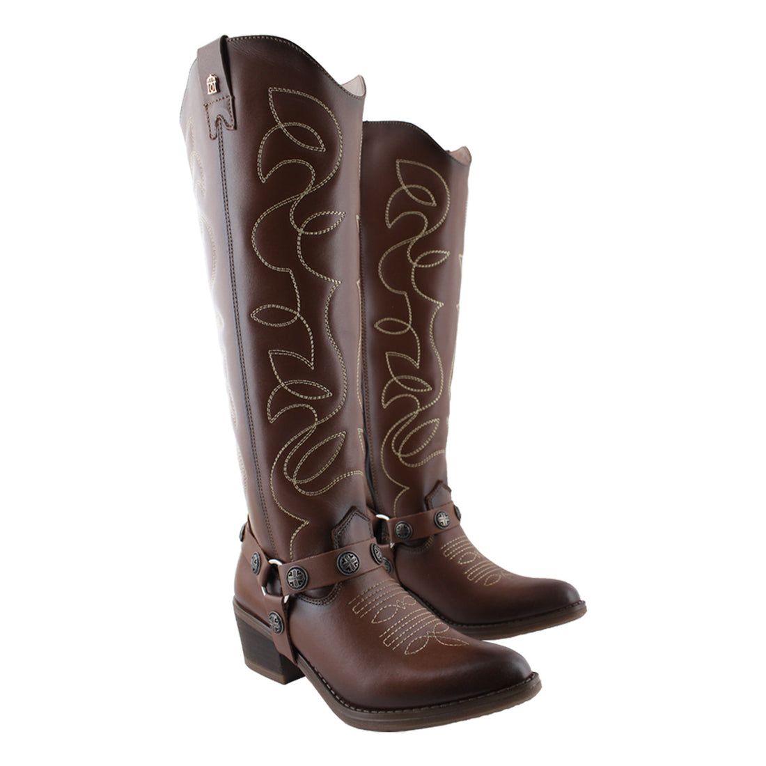 Bota Alta Vaquera 96503 Piel Davina Shedrón