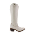 Bota Alta Vaquera Mujer 96505 Davina Piel Beige