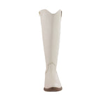 Bota Alta Vaquera Mujer 96505 Davina Piel Beige