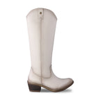 Rosa 96505 Bota Vaquera Alta Piel Marfil, vista 1