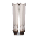 Rosa 96505 Bota Vaquera Alta Piel Marfil, vista 2
