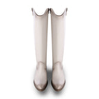 Rosa 96505 Bota Vaquera Alta Piel Marfil, vista 5