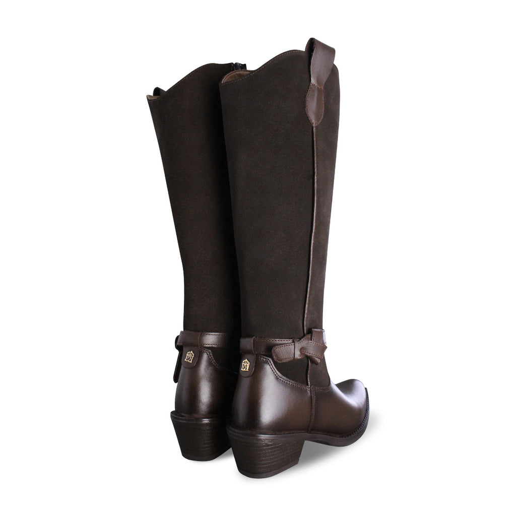 Bota Vaquera Mujer 96506 Piel Davina Madera