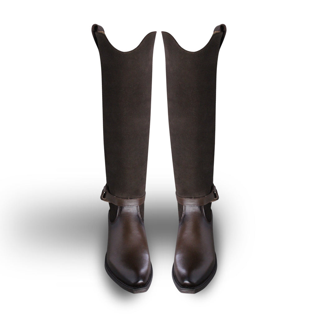 Bota Vaquera Mujer 96506 Piel Davina Madera
