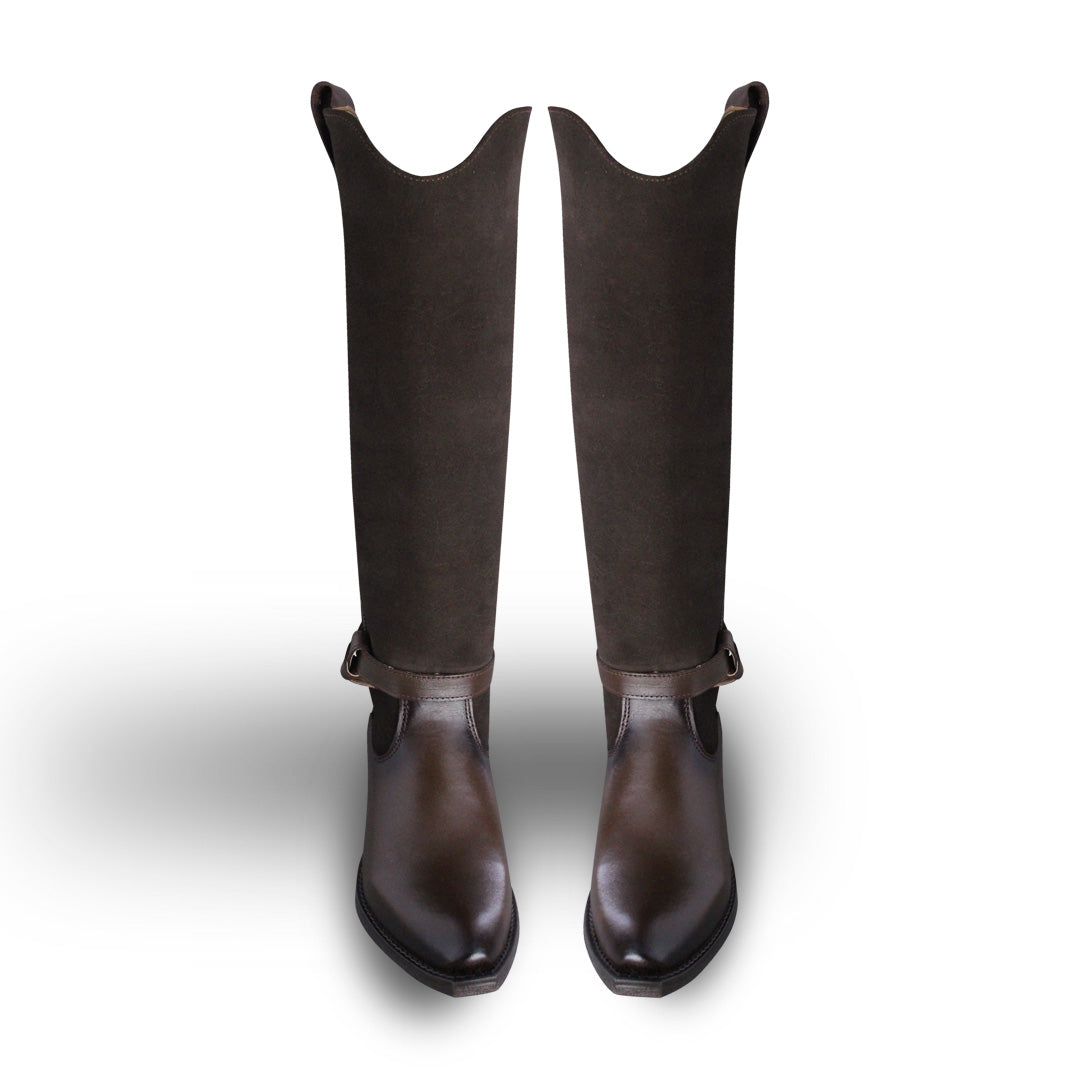 Bota Vaquera Mujer 96506 Piel Davina Madera