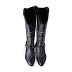 Bota Vaquera Alta de Mujer 96532 Davina Katia Negro