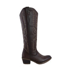 Bota Alta Vaquera Mujer 96533 Davina Piel Brandy