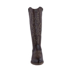 Bota Alta Vaquera Mujer 96533 Davina Piel Brandy