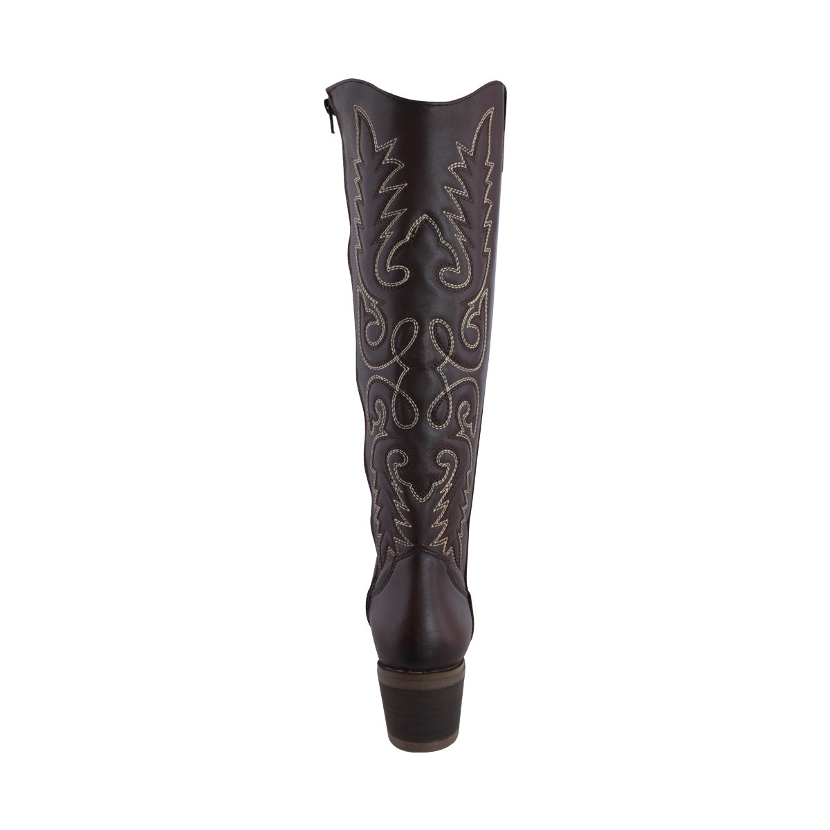 Bota Alta Vaquera Mujer 96533 Davina Piel Brandy