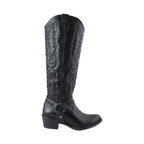Bota Alta Vaquera Mujer 96534 Davina Piel Negro