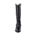 Bota Alta Vaquera Mujer 96534 Davina Piel Negro