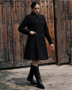 Bota Alta Vaquera Dama 96534 Davina Piel Negro