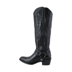 Bota Alta Vaquera Mujer 96534 Davina Piel Negro