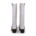 Bota Alta Vaquera Mujer 96539 Piel Marfil