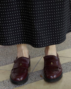 Mocasín de Mujer 9654 Piel Davina Vino