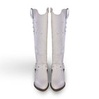 Bota Alta Vaquera Mujer 96540 Piel Marfil