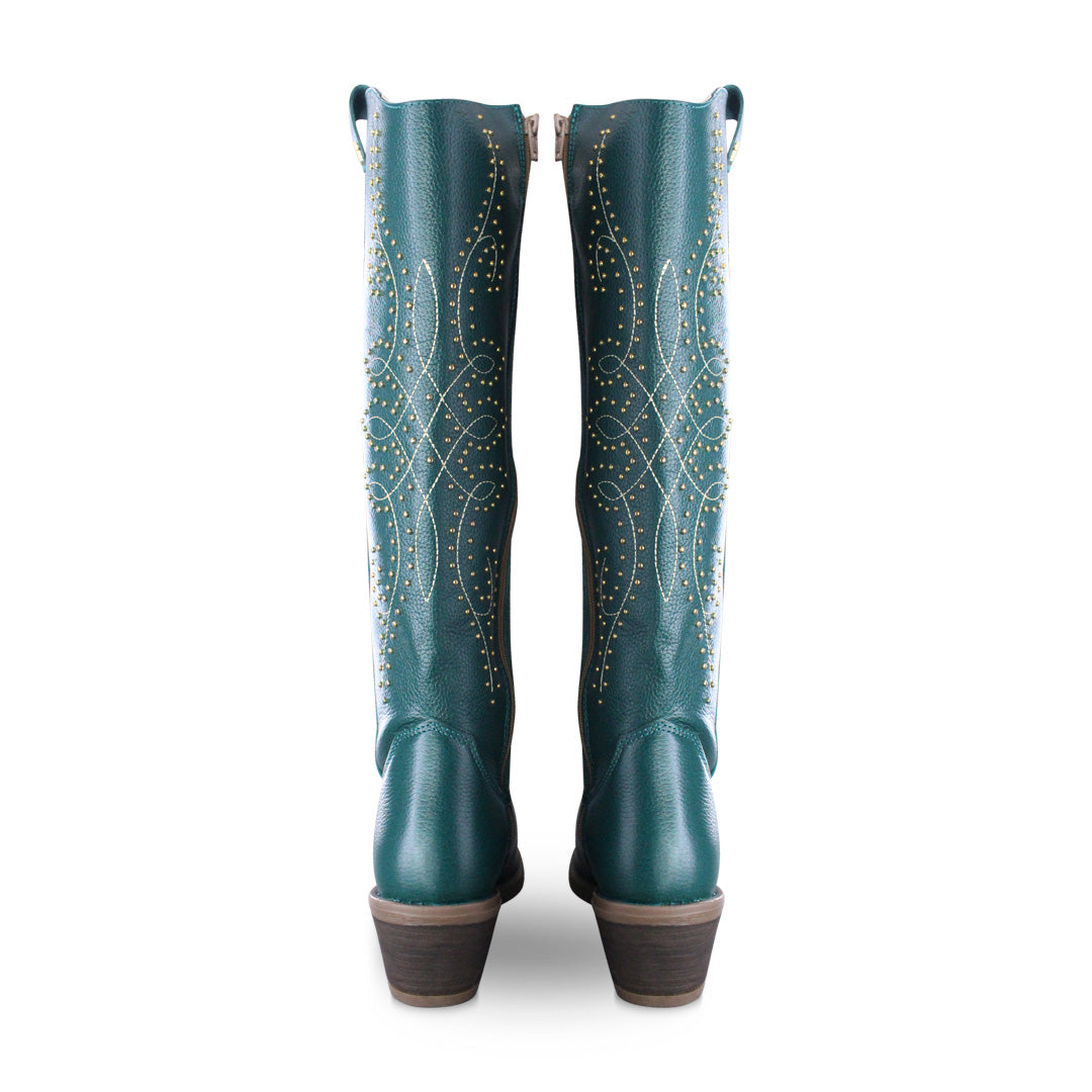 Bota Vaquera Mujer 96541 Verde