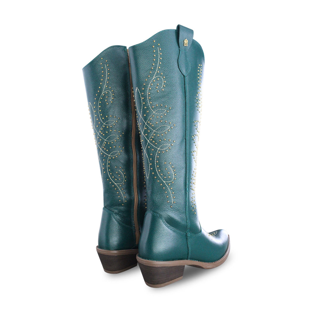 Bota Vaquera Mujer 96541 Verde