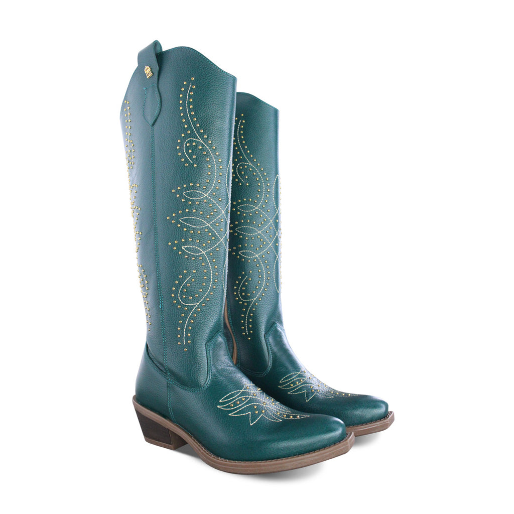 Bota Vaquera Mujer 96541 Verde